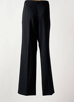 Pantalon droit taille à pinces taille haute gris BRUNO SAINT HILAIRE femme