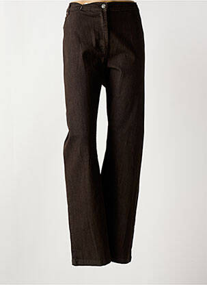 Jeans coupe slim stretch taille normale noir KARTING femme
