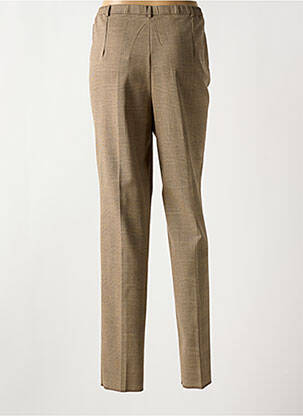 Pantalon slim taille élastique taille normale beige CHRISTIAN MARRY femme