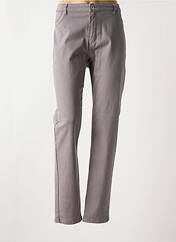 Jeans coupe droite gris BRUNO SAINT HILAIRE pour femme seconde vue