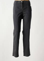 Jeans coupe slim gris FRANK WALDER pour femme seconde vue