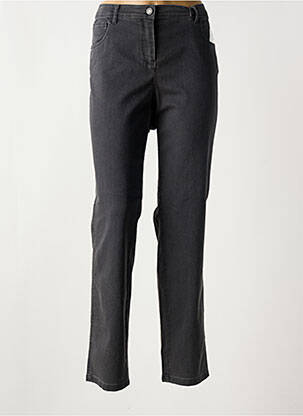 Jeans coupe slim gris FRANK WALDER pour femme