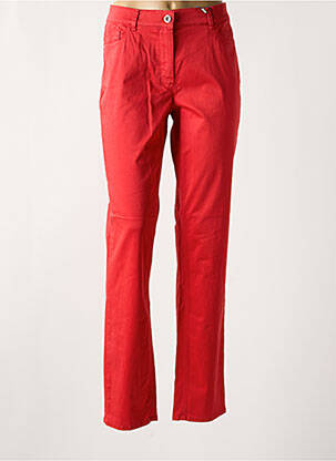 Jeans coupe slim rouge ATELIER GARDEUR pour femme