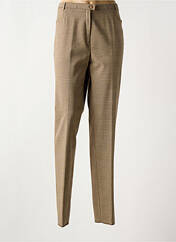 Pantalon slim beige CHRISTIAN MARRY pour femme seconde vue