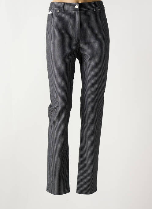 Pantalon slim stretch taille haute gris CHRISTIAN MARRY femme