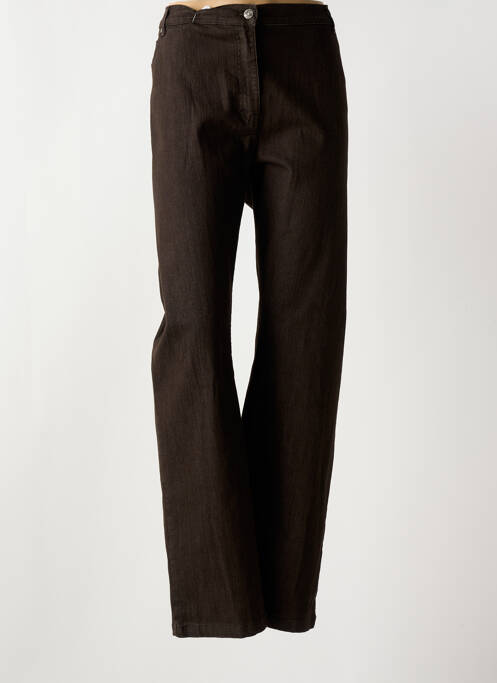 Jeans coupe slim stretch taille normale noir KARTING femme