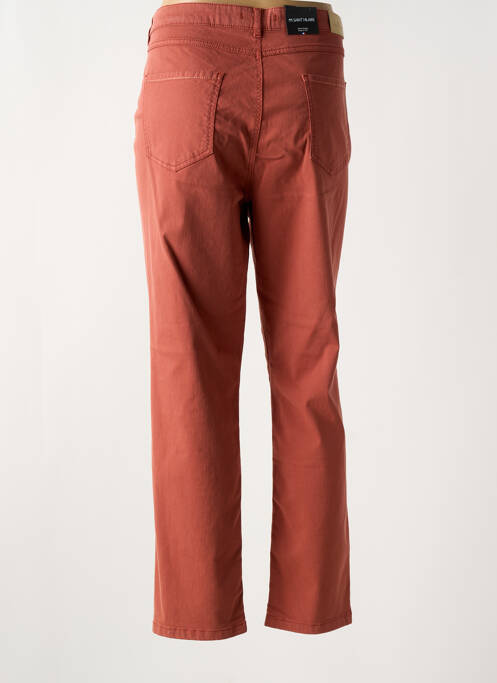 Pantalon 7/8 orange BRUNO SAINT HILAIRE pour femme
