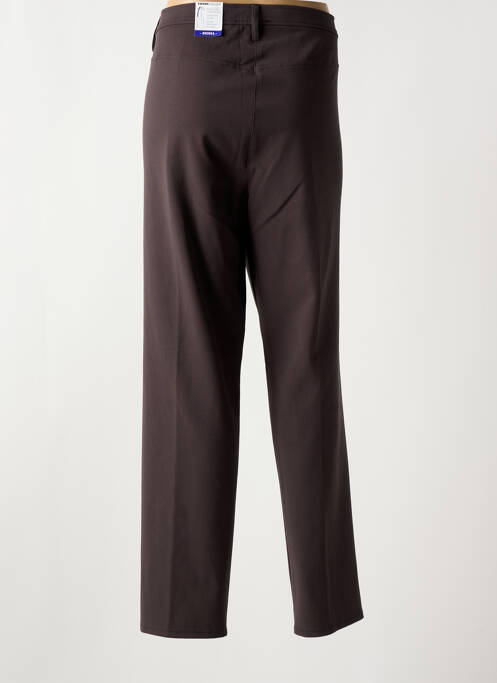 Pantalon slim marron FRANK WALDER pour femme