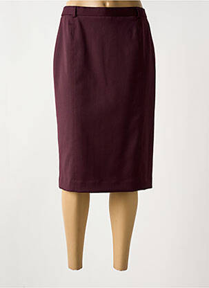 Jupe mi-longue taille normale violet KARTING femme
