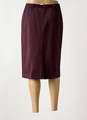 Jupe mi-longue stretch violet KARTING femme