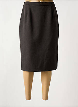 Jupe mi-longue taille normale marron KARTING femme