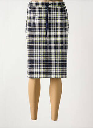Jupe mi-longue taille normale noir FRANK WALDER femme