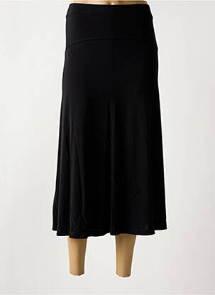 Jupe longue coupe droite noir FRANK WALDER femme