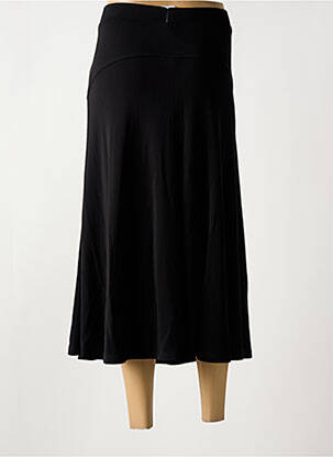 Jupe longue coupe droite noir FRANK WALDER femme