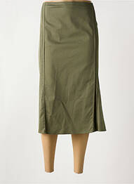 Jupe mi-longue taille normale vert FRANK WALDER femme