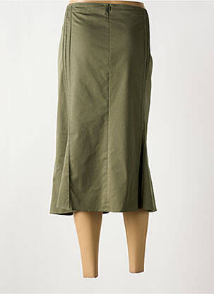 Jupe mi-longue taille normale vert FRANK WALDER femme