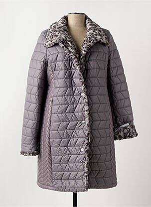 Doudoune poches sans capuche gris FASHION femme