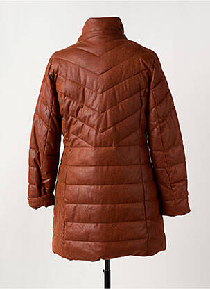 Doudoune poches sans capuche marron REVER MILE femme