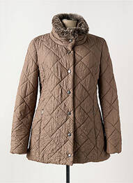 Doudoune poches sans capuche marron FASHION S.A femme