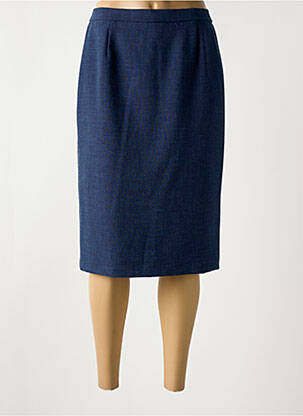 Jupe mi-longue bleu KARTING pour femme