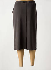 Jupe mi-longue marron FRANCE RIVOIRE pour femme seconde vue