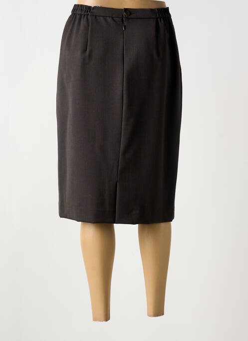 Jupe mi-longue taille normale marron KARTING femme