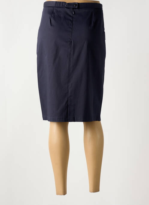 Jupe mi-longue bleu CHRISTIAN MARRY pour femme