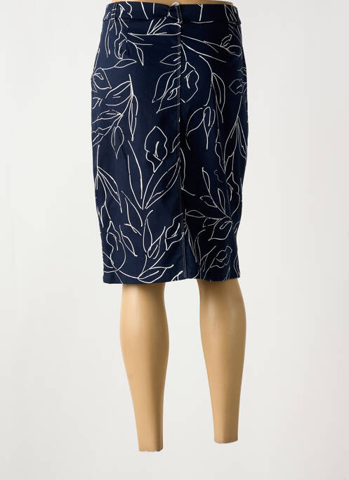 Jupe mi-longue bleu FRANCE RIVOIRE pour femme