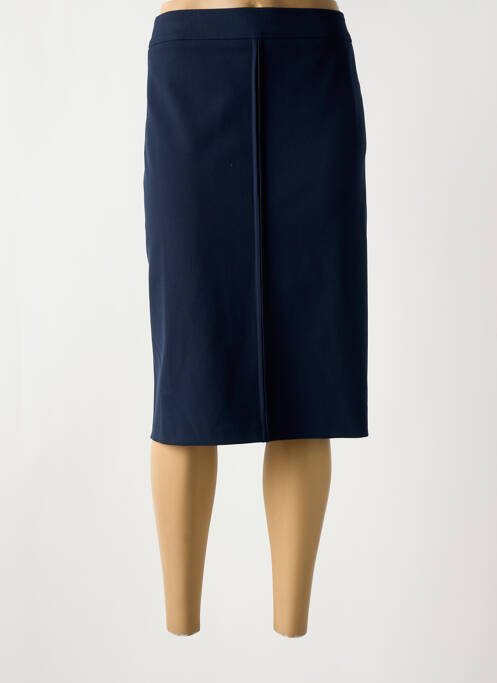 Jupe mi-longue bleu FRANK WALDER pour femme