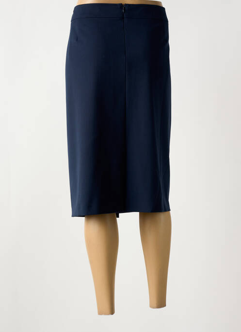 Jupe mi-longue bleu FRANK WALDER pour femme