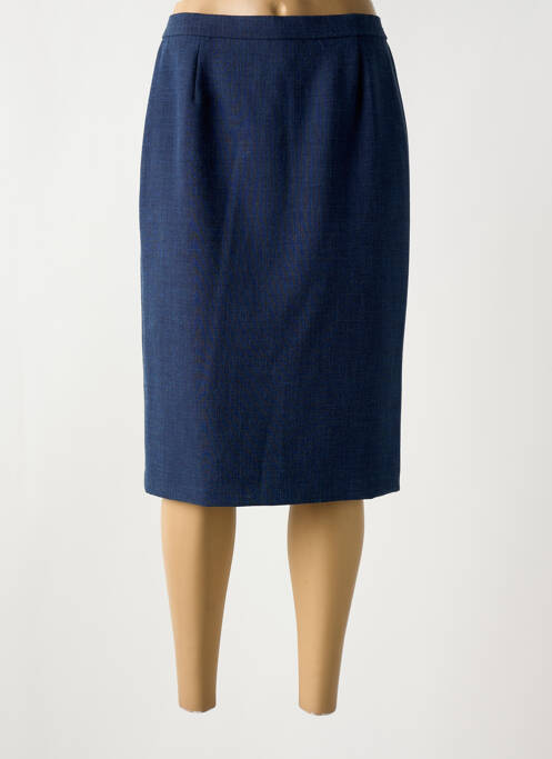 Jupe mi-longue bleu KARTING pour femme