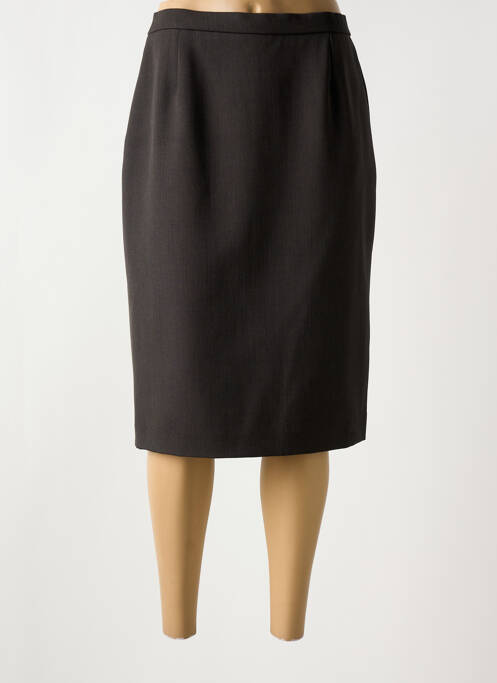 Jupe mi-longue marron KARTING pour femme