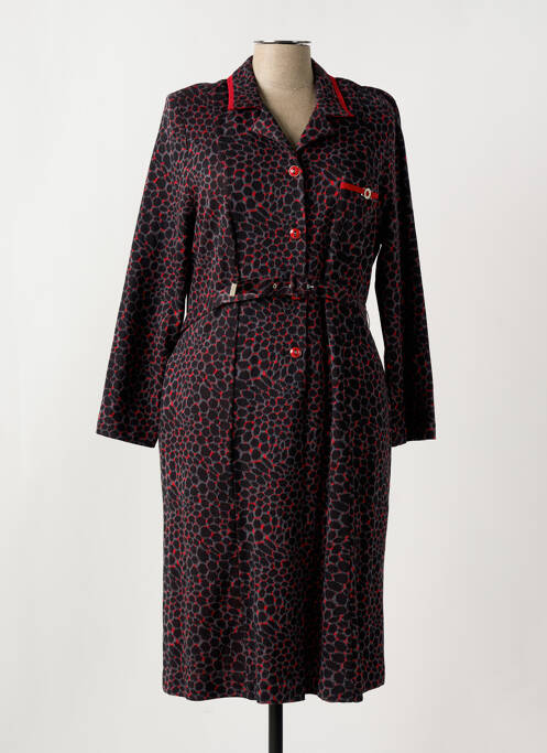 Robe mi-longue rouge FRANCE RIVOIRE pour femme