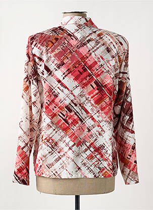 Chemisier coupe cintrée manches longues rouge DESAIVRE femme
