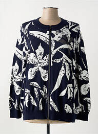 Gilet manches longues manches longues bleu FRANK WALDER femme