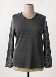 T-shirt manches longues manches longues gris DESAIVRE femme