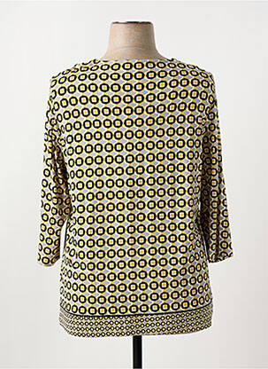 T-shirt manches 3/4 manches 3/4 gris FRANK WALDER femme