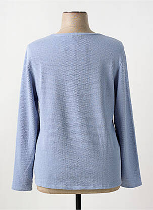 T-shirt manches longues manches longues bleu BARBARA LEBEK femme