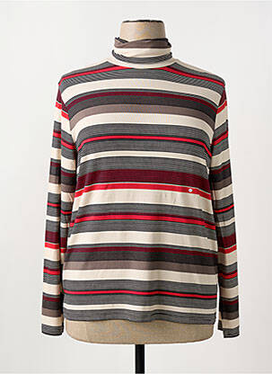 T-shirt manches longues manches longues rouge FRANK WALDER femme