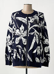 Gilet manches longues bleu FRANK WALDER pour femme seconde vue