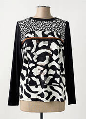 T-shirt noir FRANK WALDER pour femme seconde vue