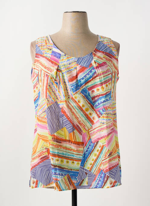 Top jaune FRANCE RIVOIRE pour femme