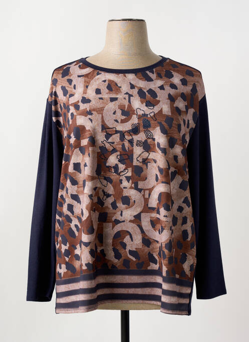 T-shirt bleu BARBARA LEBEK pour femme