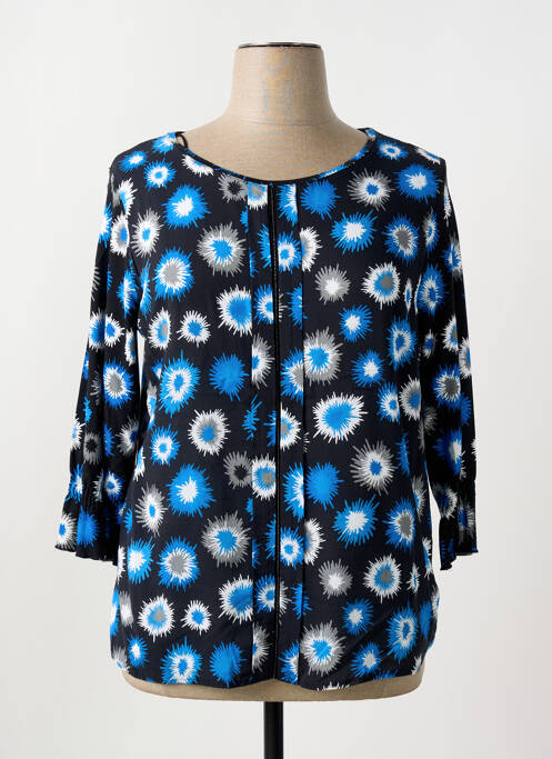 T-shirt bleu FRANK WALDER pour femme