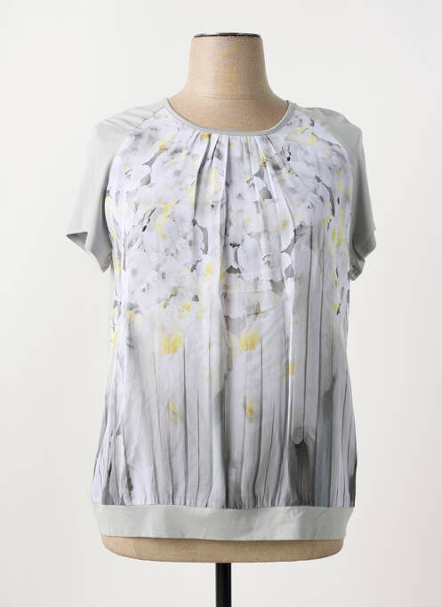 T-shirt gris FRANK WALDER pour femme