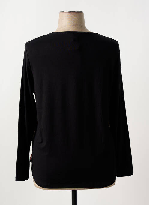 T-shirt noir FRANCE RIVOIRE pour femme