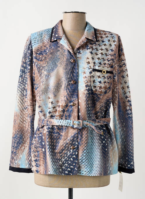 Veste casual bleu FRANCE RIVOIRE pour femme