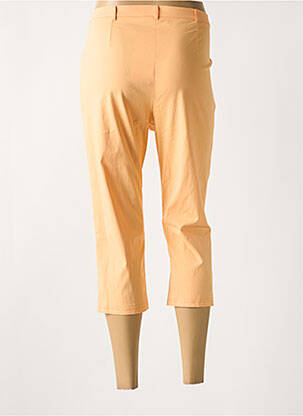 Pantacourt taille haute taille haute orange GRIFFON femme