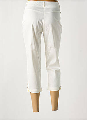 Pantacourt stretch taille normale blanc QUATTRO femme