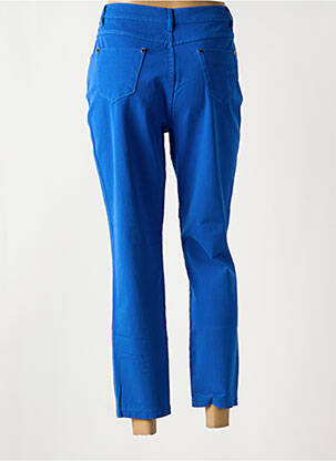 Pantalon 7/8 stretch taille normale bleu MARBLE femme